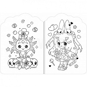 Super Coloring Book with Favorite Characters. Anime
