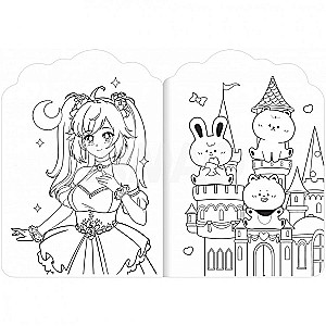 Super Coloring Book with Favorite Characters. Anime
