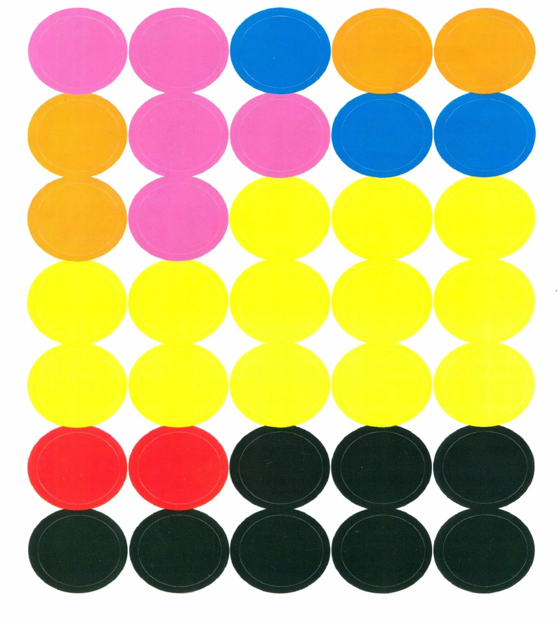 Stickers - Circles. Issue 25. Fly Agaric