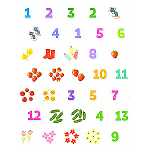 Stickers for Smarties. Let's Learn to Count
