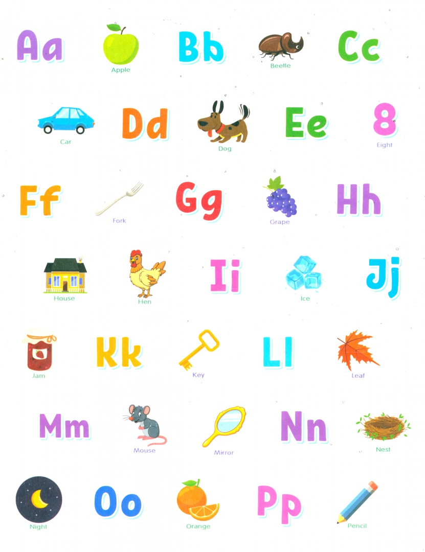 Stickers for Smart Ones. English Alphabet