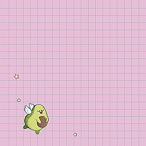 Kawaii Vibe Notebook (pink, avocado)
