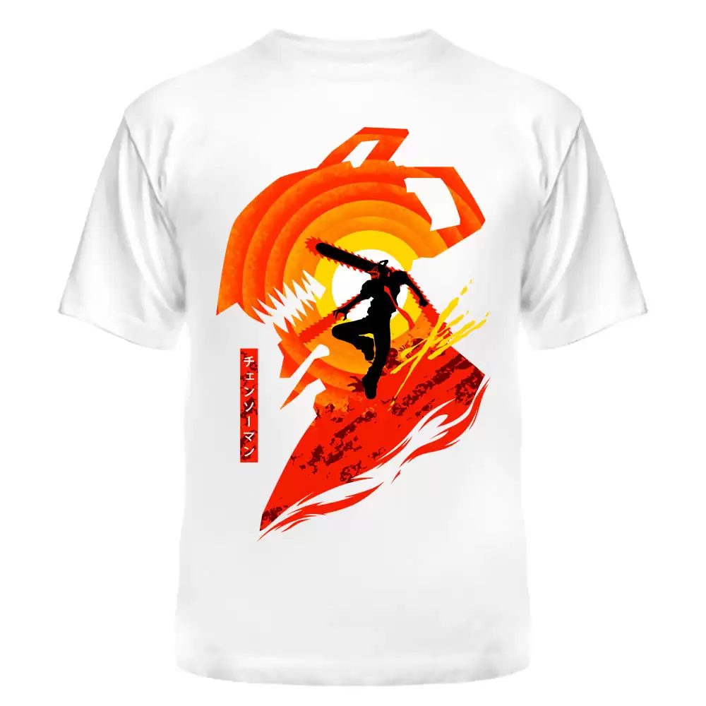 Chainsaw Man Devil Hunter T-Shirt Unisex White S