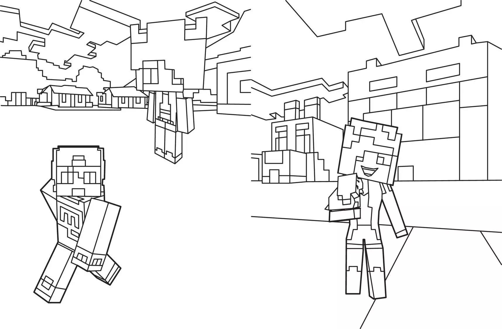 Evgen Bro & Minecraft. The Coolest Coloring Book