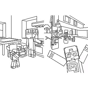 Evgen Bro & Minecraft. The Coolest Coloring Book