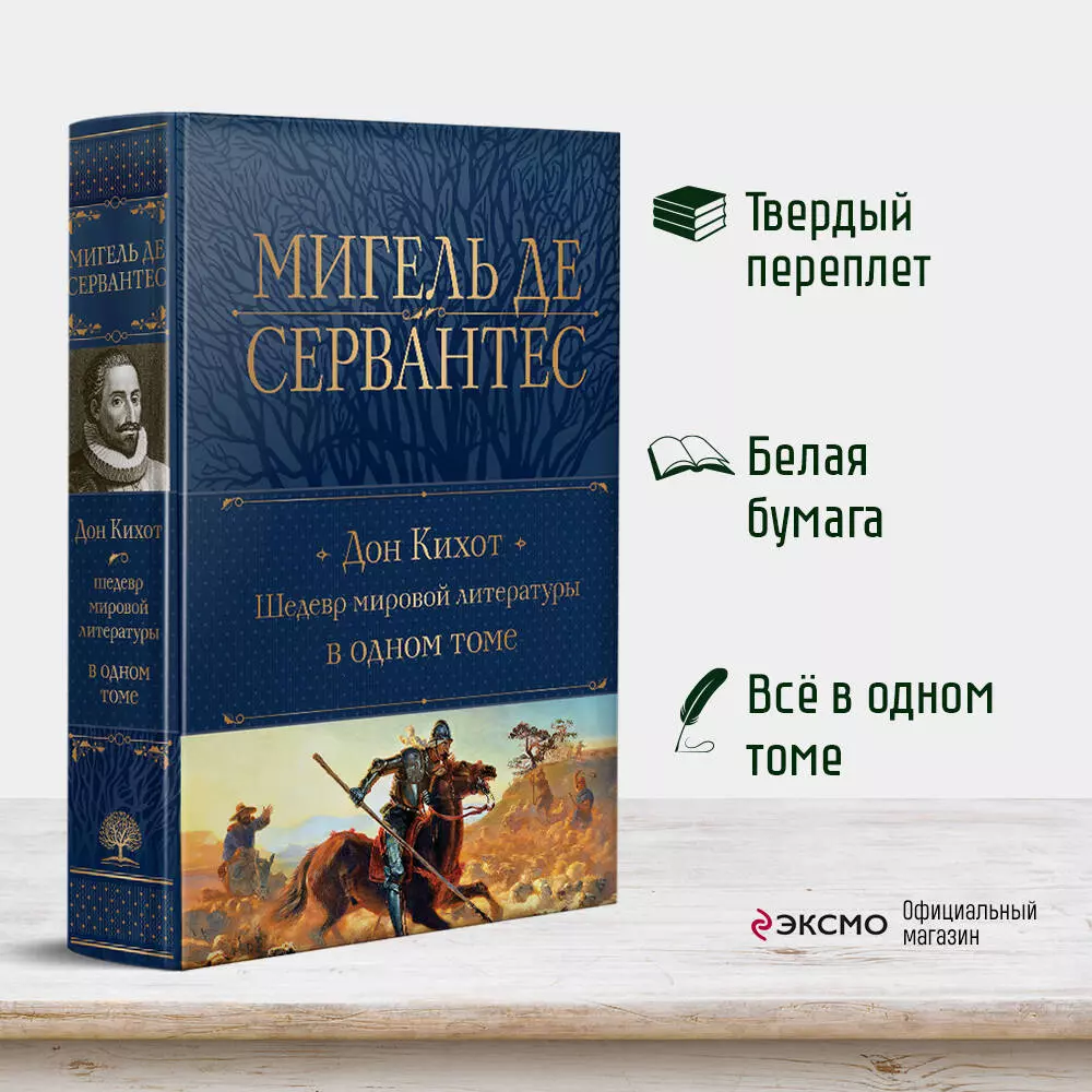Don Quixote. A Masterpiece of World Literature in One Volume
