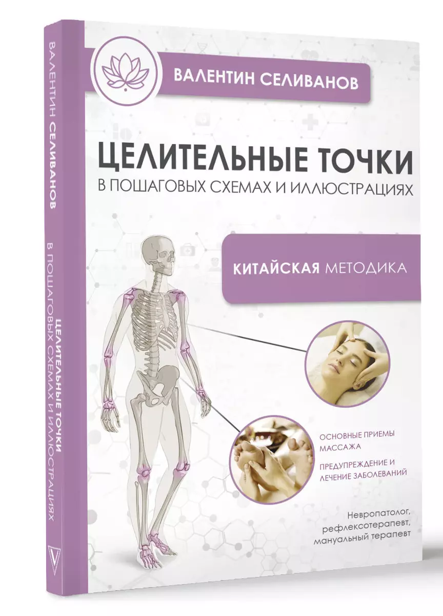 Lecznicze punkty w schematach krok po kroku i ilustracjach. Chińska metodologia
