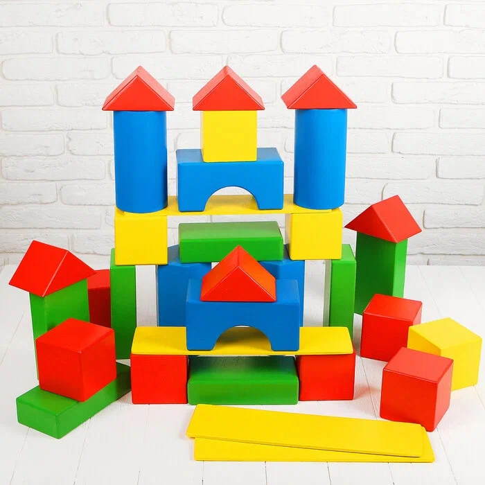 Tomik Floor Constructor (Wooden: 33 Pieces)