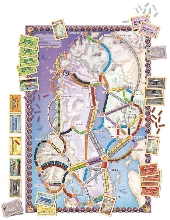 Настольная игра "Ticket to Ride. Северные страны"