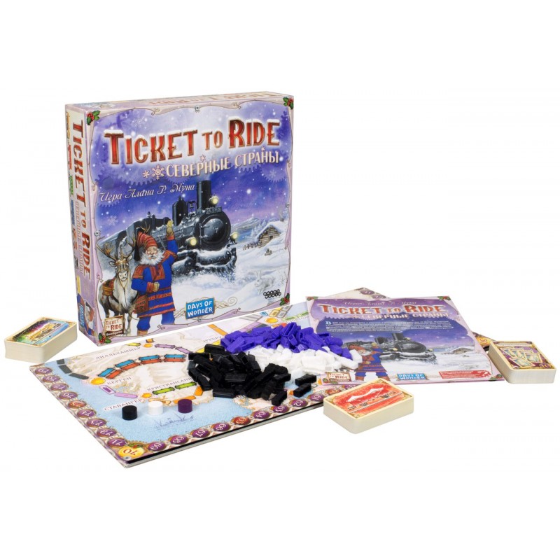 Настольная игра "Ticket to Ride. Северные страны"