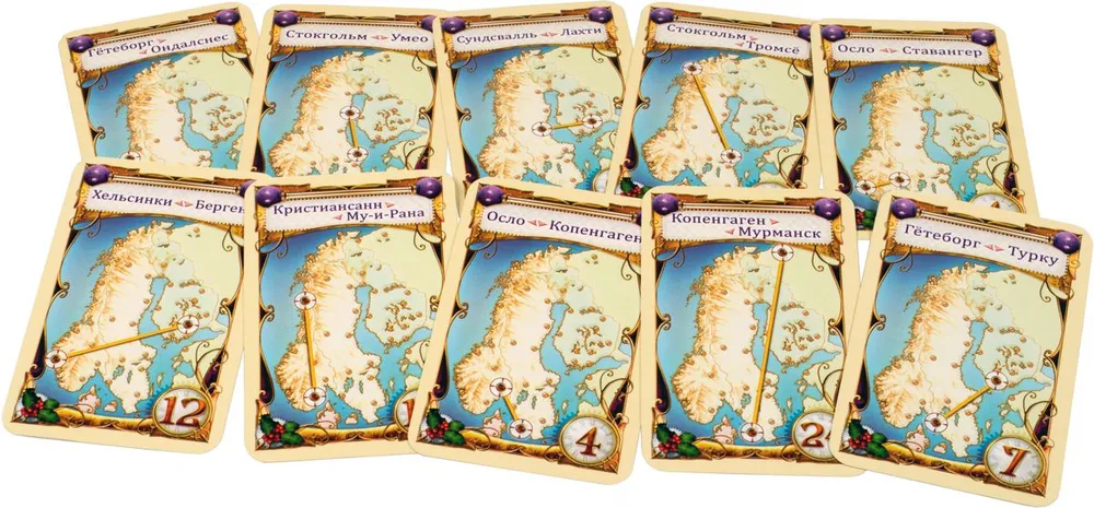 Настольная игра "Ticket to Ride. Северные страны"
