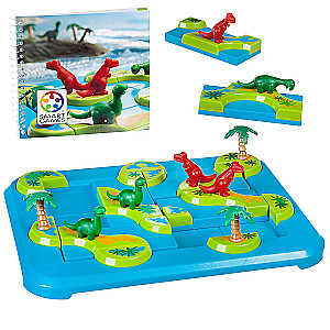 Logical Game Dinosaurs. Mysterious Islands