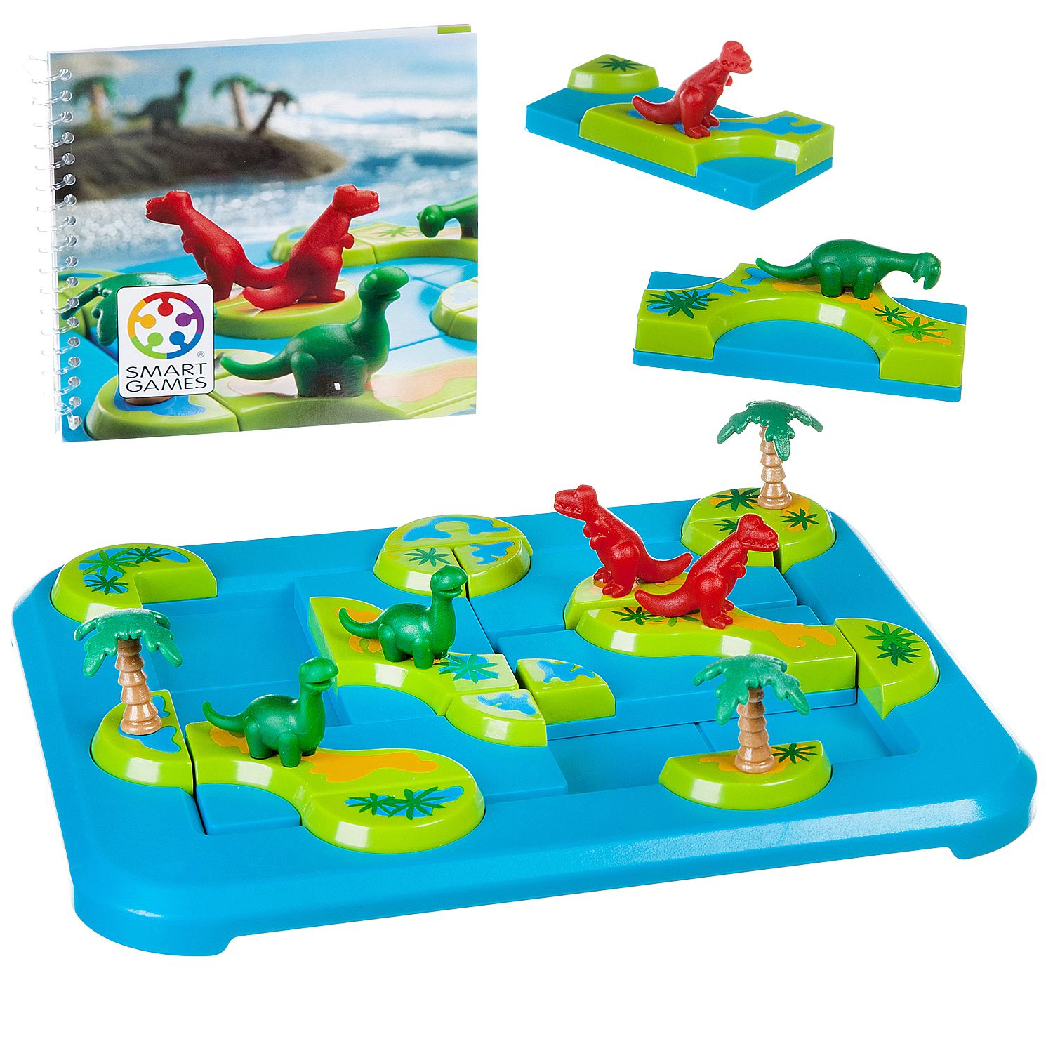 Logical Game Dinosaurs. Mysterious Islands