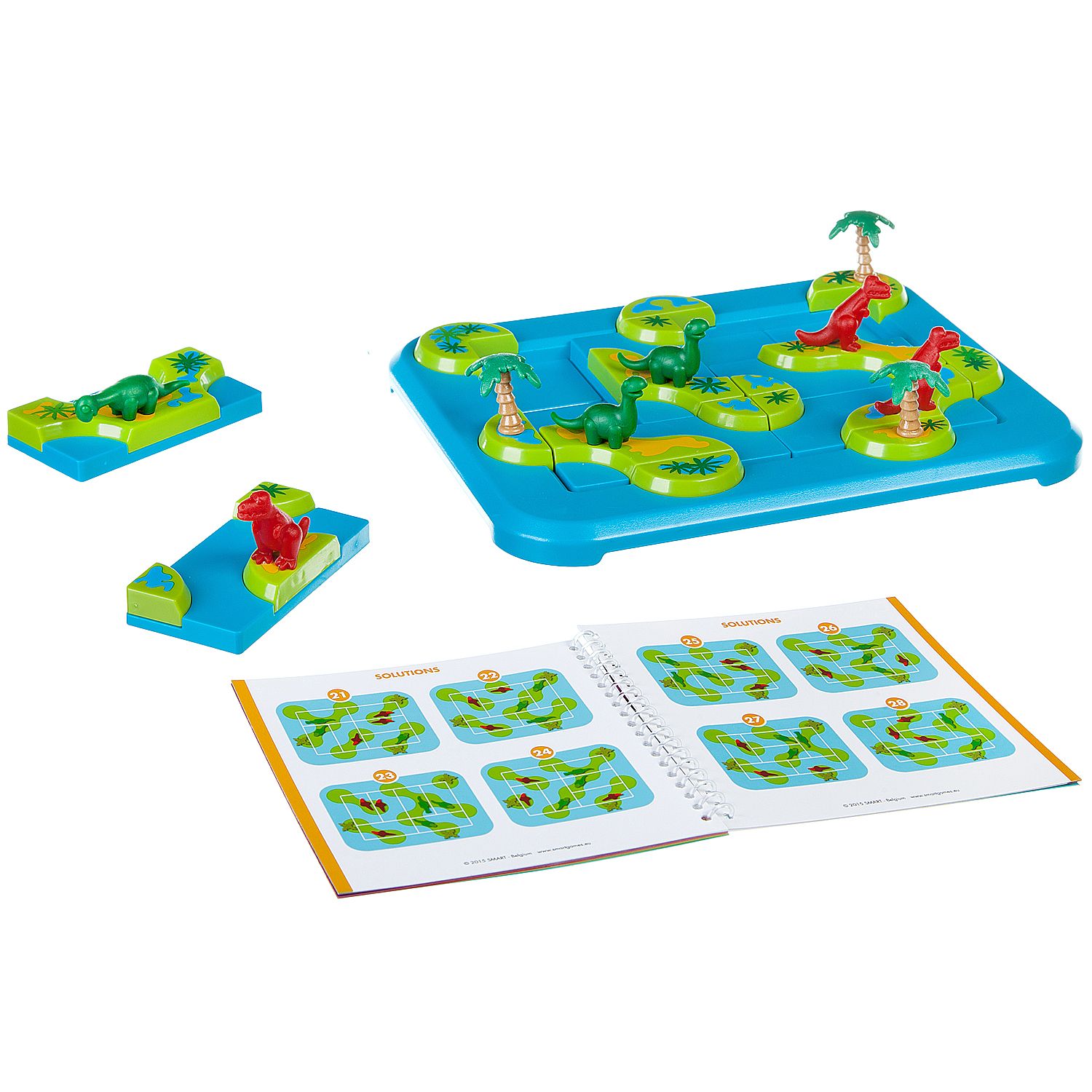 Logical Game Dinosaurs. Mysterious Islands