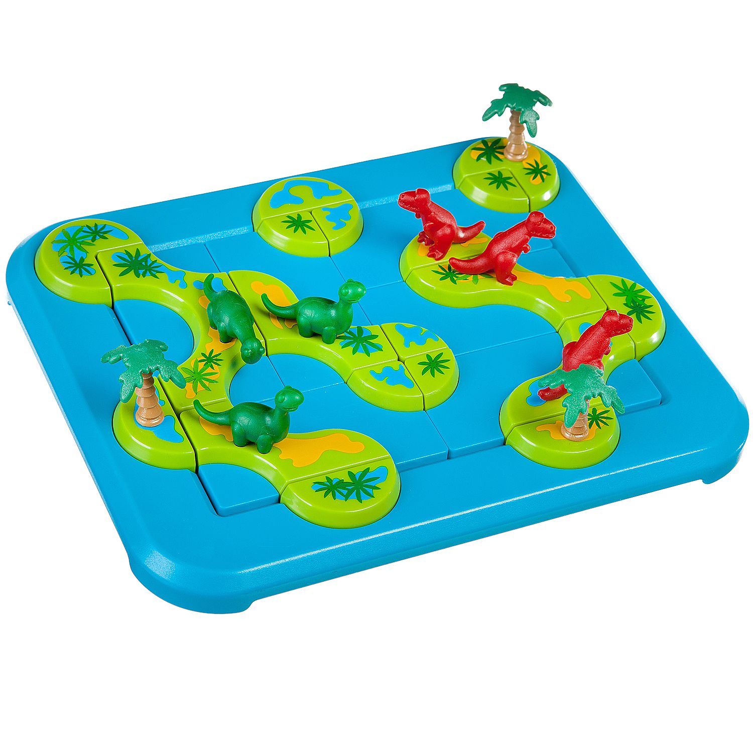 Logical Game Dinosaurs. Mysterious Islands