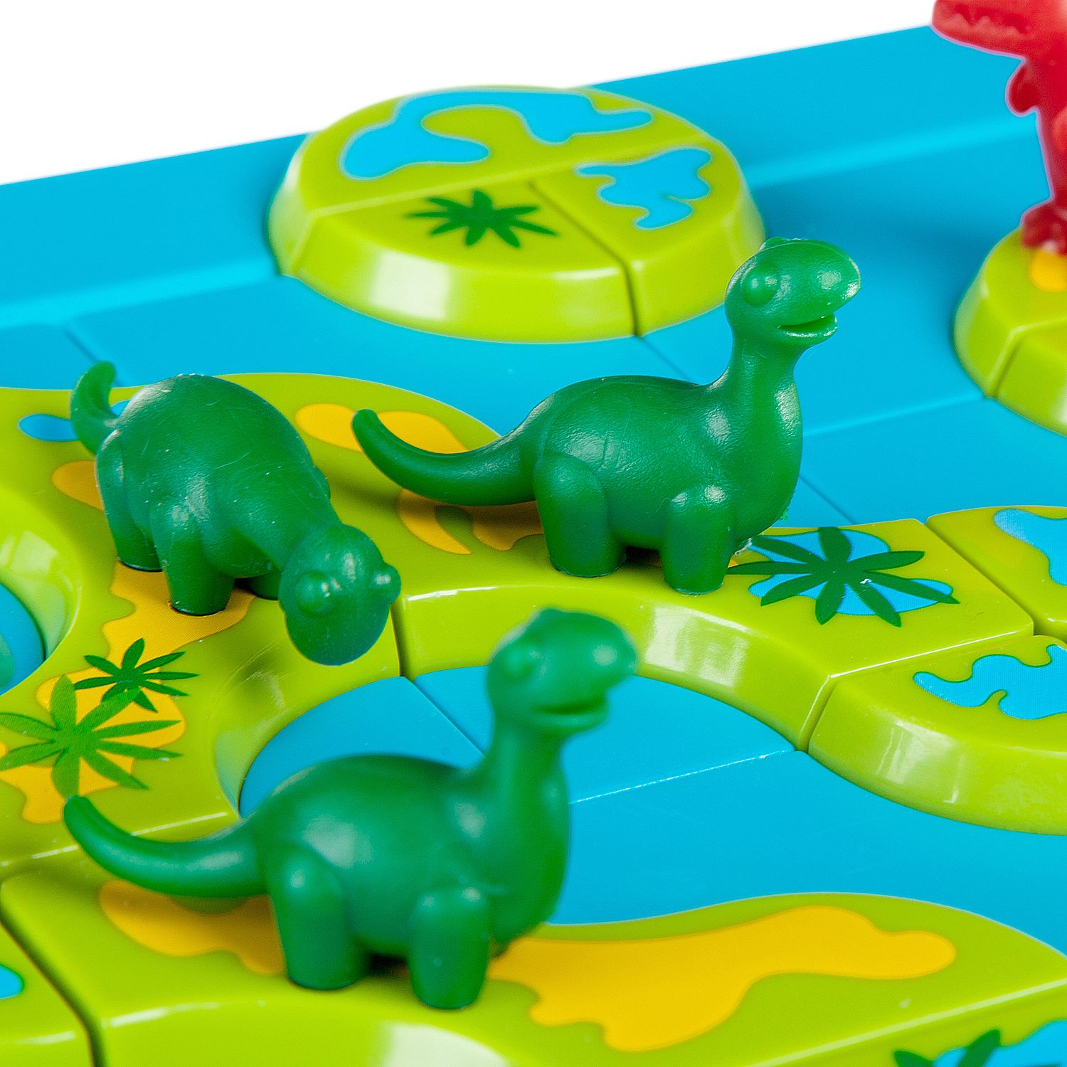 Logical Game Dinosaurs. Mysterious Islands