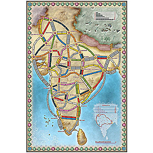 Board game Ticket to Ride: India and Switzerland