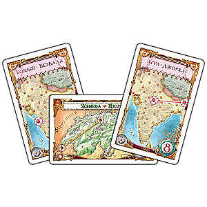 Board game Ticket to Ride: India and Switzerland