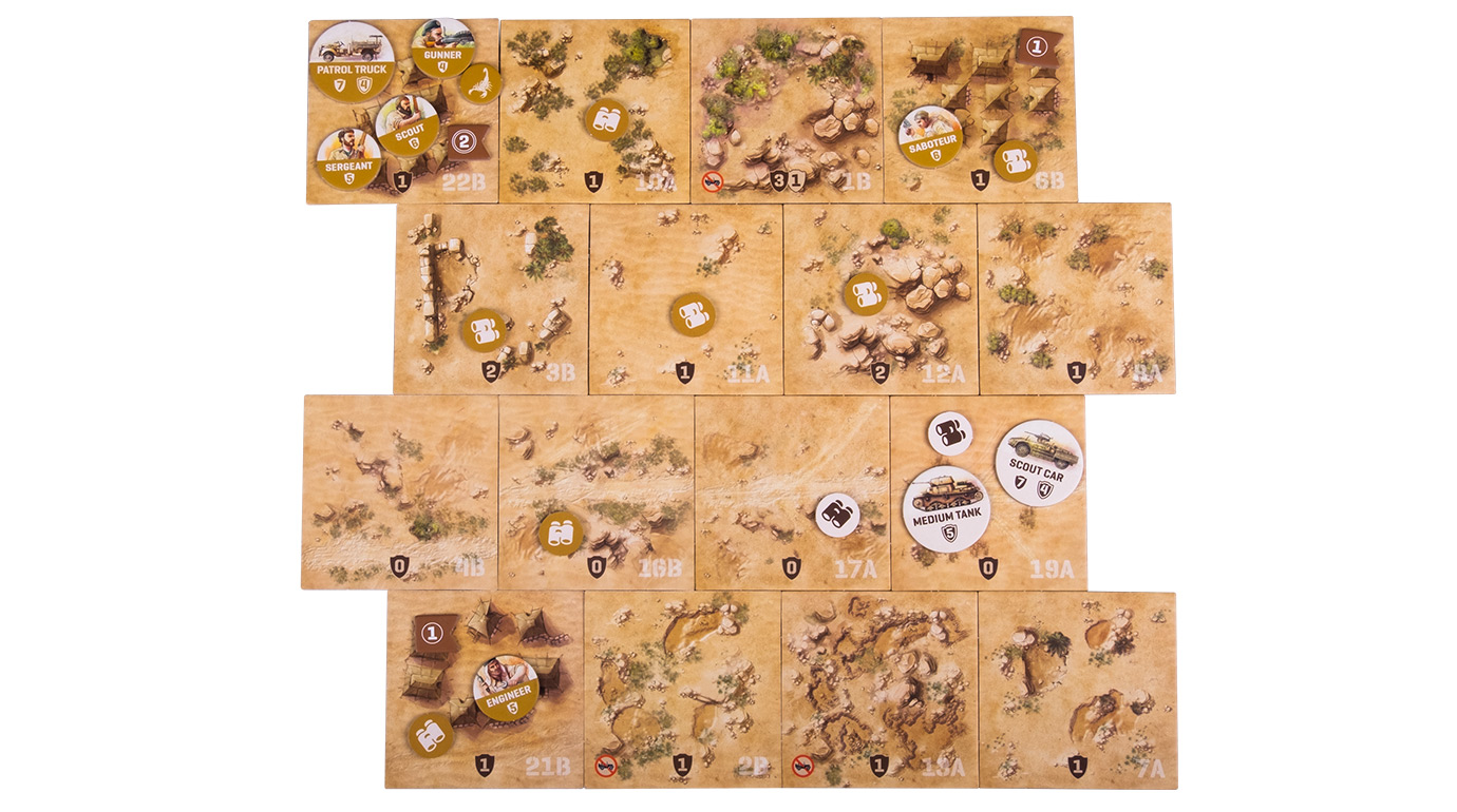 The Fearless Board Game. North Africa