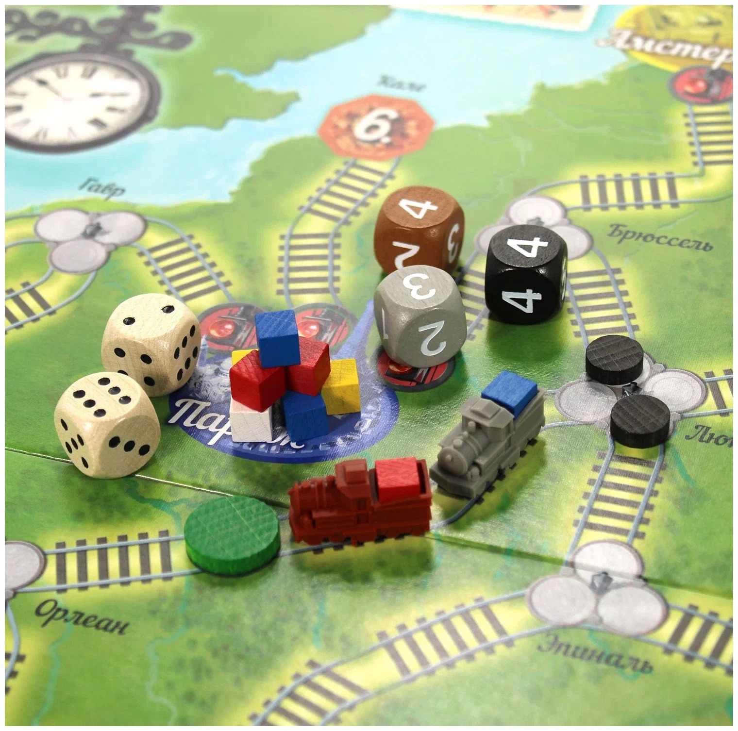 Board Game Trains and Signals