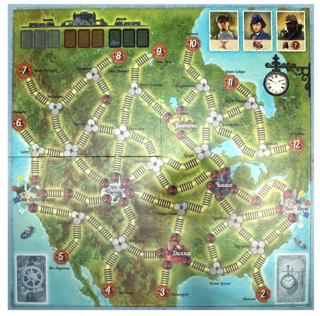 Board Game Trains and Signals