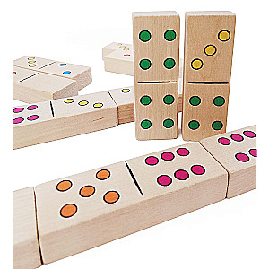 Gra planszowa - (3w1) Mini-wieża, Domino, Kółko-krzyżyk