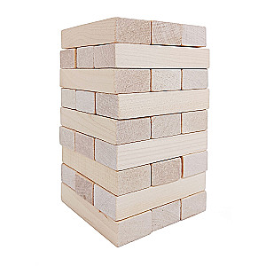 Gra planszowa - (3w1) Mini-wieża, Domino, Kółko-krzyżyk