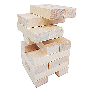 Gra planszowa - (3w1) Mini-wieża, Domino, Kółko-krzyżyk