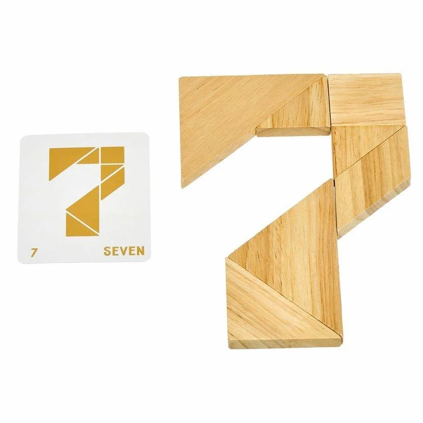 Wooden Toy Tangram