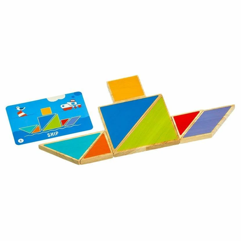 Wooden Toy Tangram