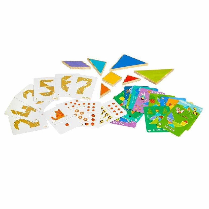 Wooden Toy Tangram