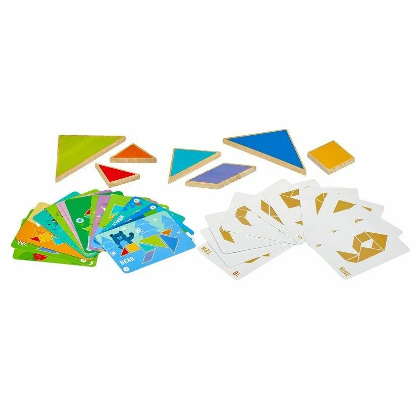 Wooden Toy Tangram