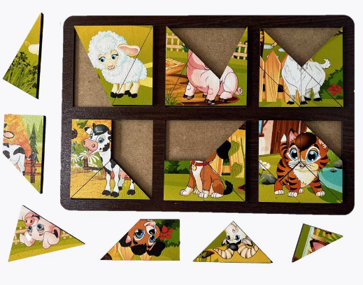 Development Board Compose a Square. Pets