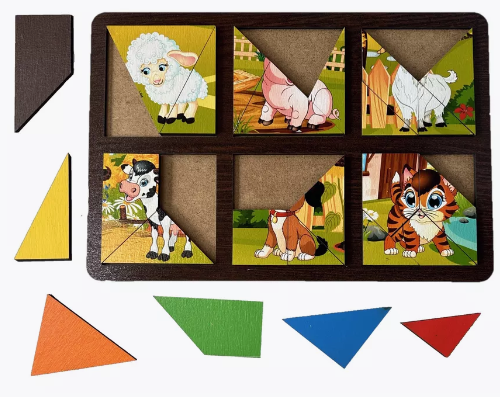 Development Board Compose a Square. Pets