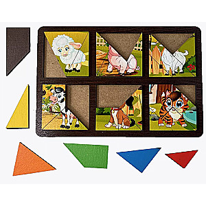 Development Board Compose a Square. Pets