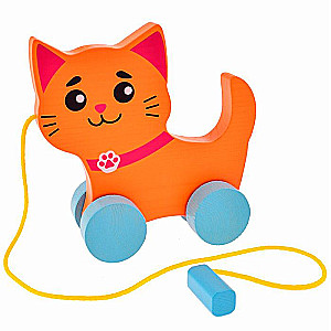 Wooden Figure Cat