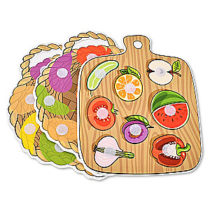 Plastic on Velcro Fruits and Vegetables