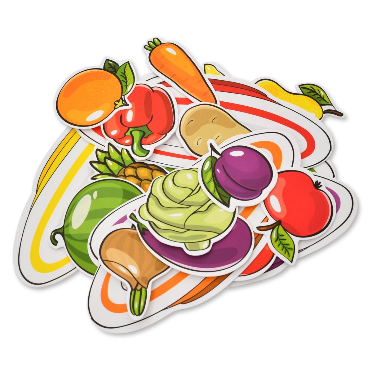 Plastic on Velcro Fruits and Vegetables