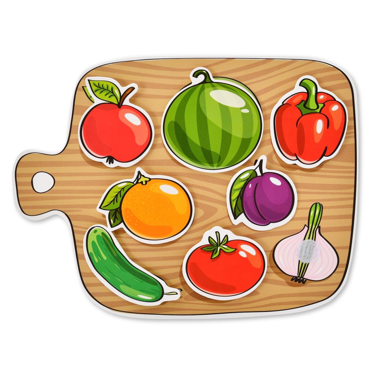 Plastic on Velcro Fruits and Vegetables
