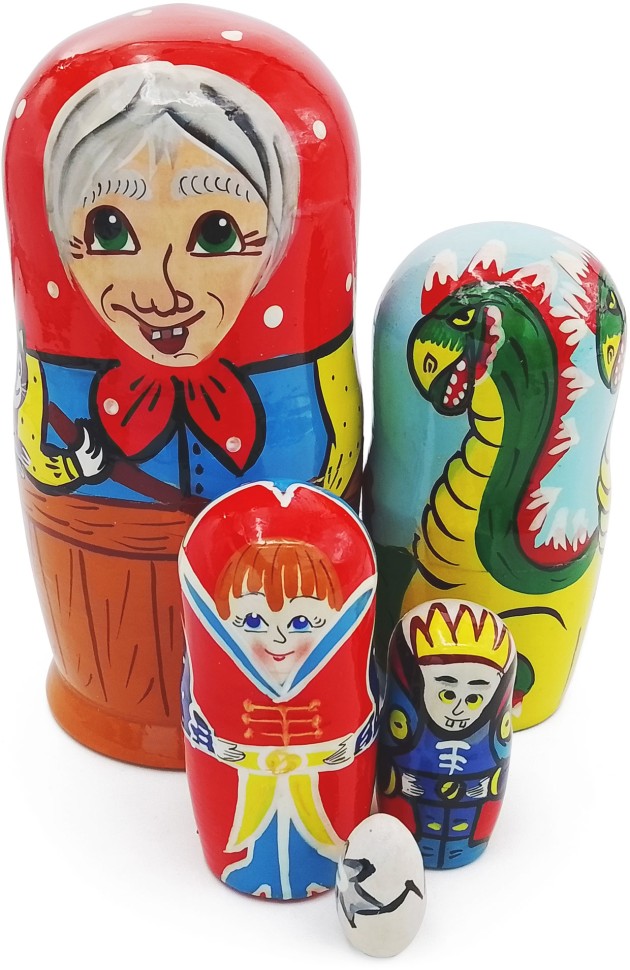 Matryoshka Heroes of Russian Fairy Tales
