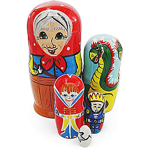 Matrioszka Bohaterowie rosyjskich baśni