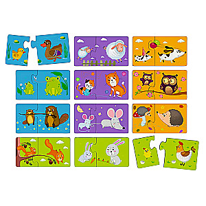 IQ Wooden Puzzle Whose Baby Is This?