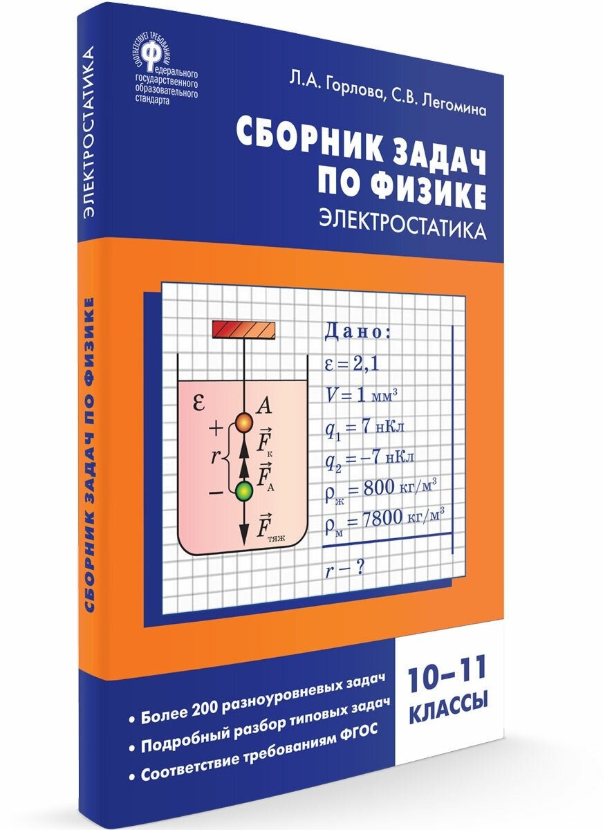 Physics. Collection of Problems in Physics. Electrostatics. Grades 10-11