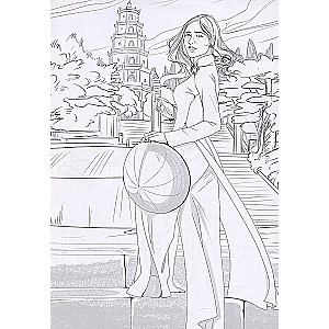 Capitals of the World. Coloring Book. Color 42 Characters Inspired by Cities Around the World