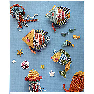 Amigurumi. The Little Mermaid and Inhabitants of the Underwater World: Knitting Sea Characters