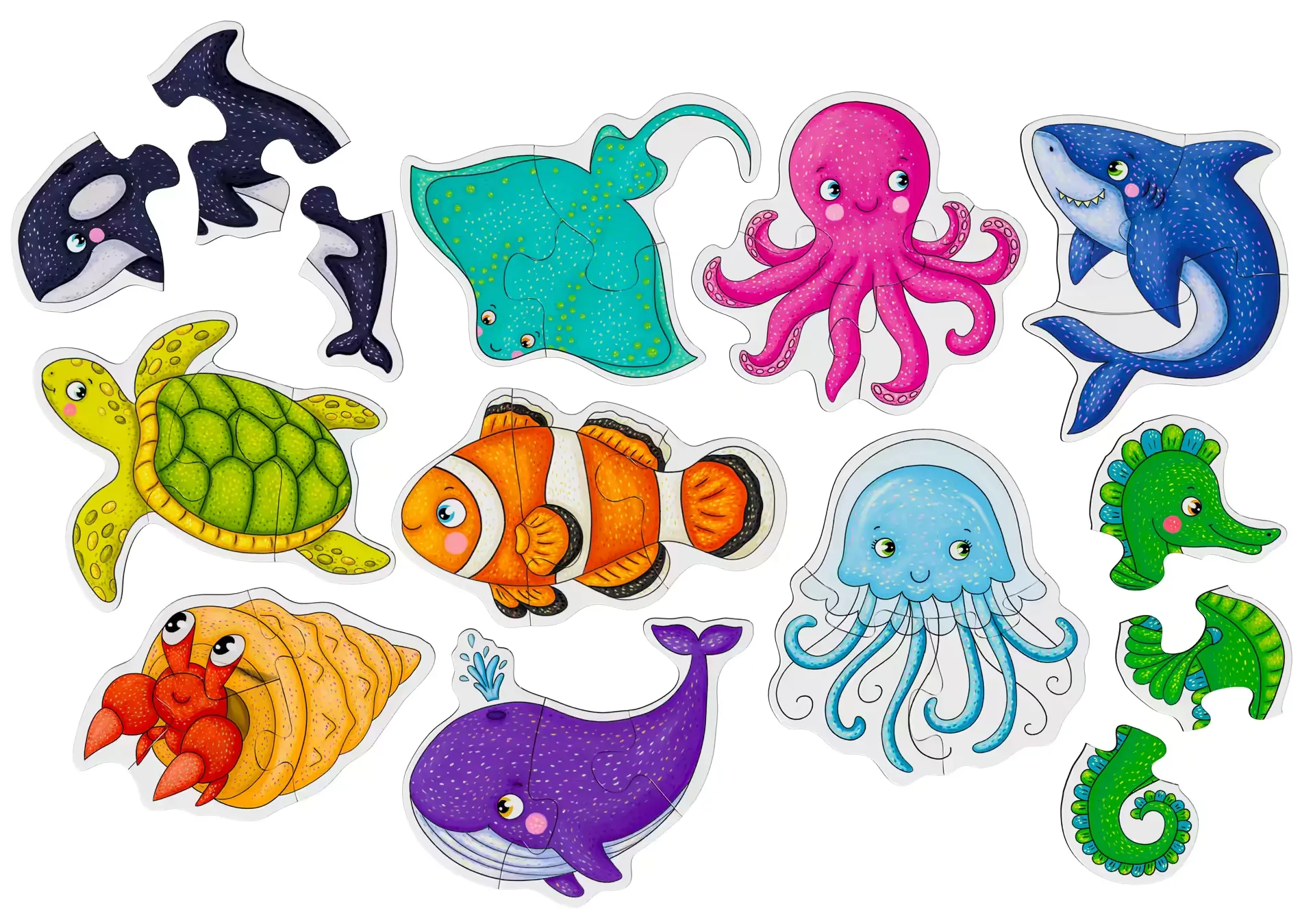 IQ Wooden Puzzle Marine Tale