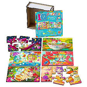 IQ Puzzle Wooden Little Fairy and Her Friends