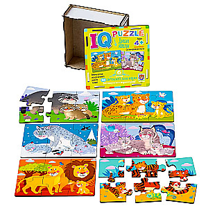 IQ Wooden Puzzle Wild Cats