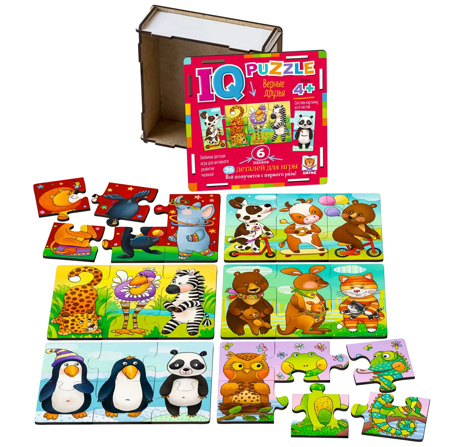 IQ Wooden Puzzle True Friends