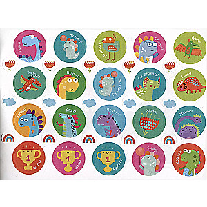 IQ Sticker Games. Mysterious Dinosaurs 4-7 Years